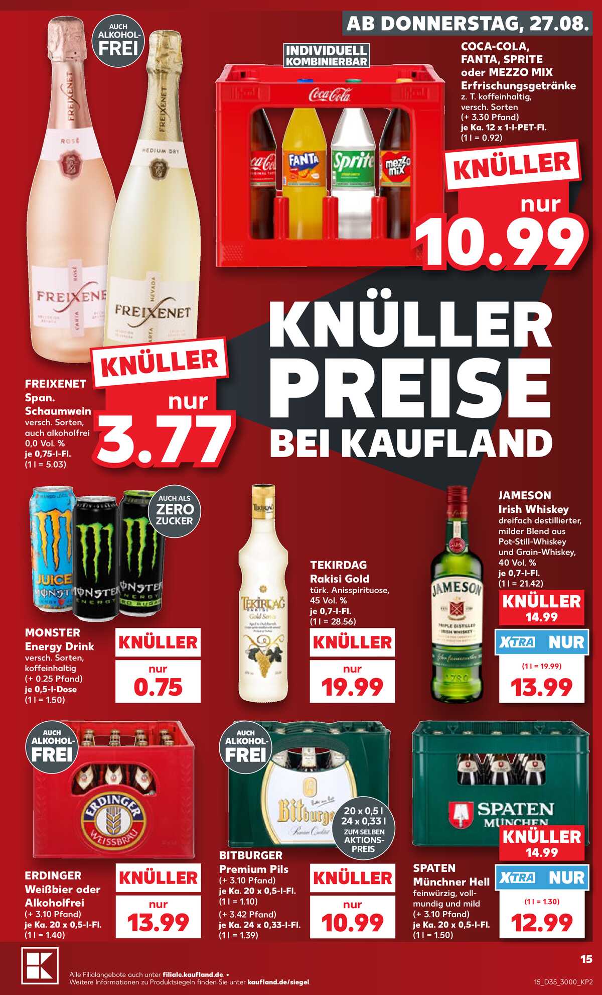 Leták Kaufland Německo 27.8.-2.9.2026 strana 15