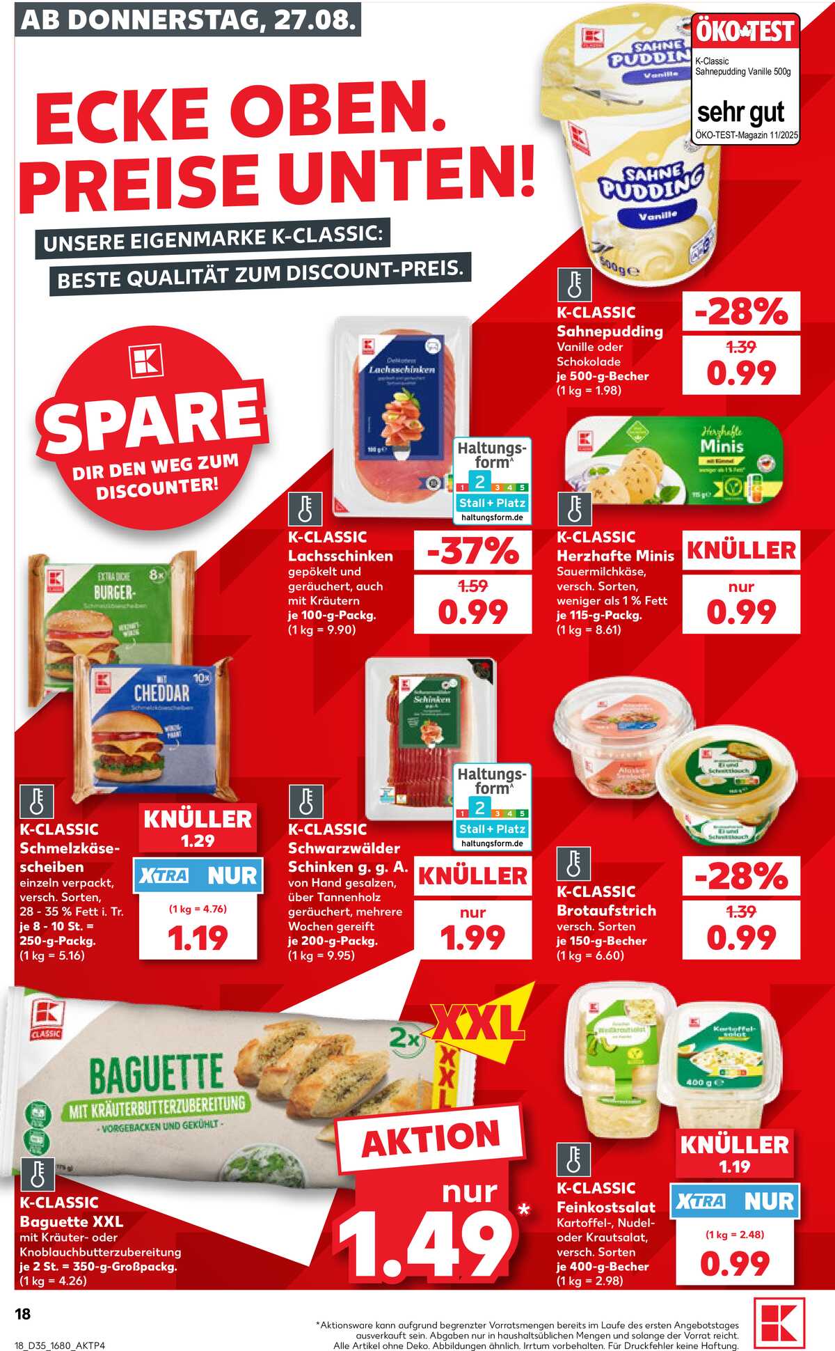 Leták Kaufland Německo 27.8.-2.9.2026 strana 18