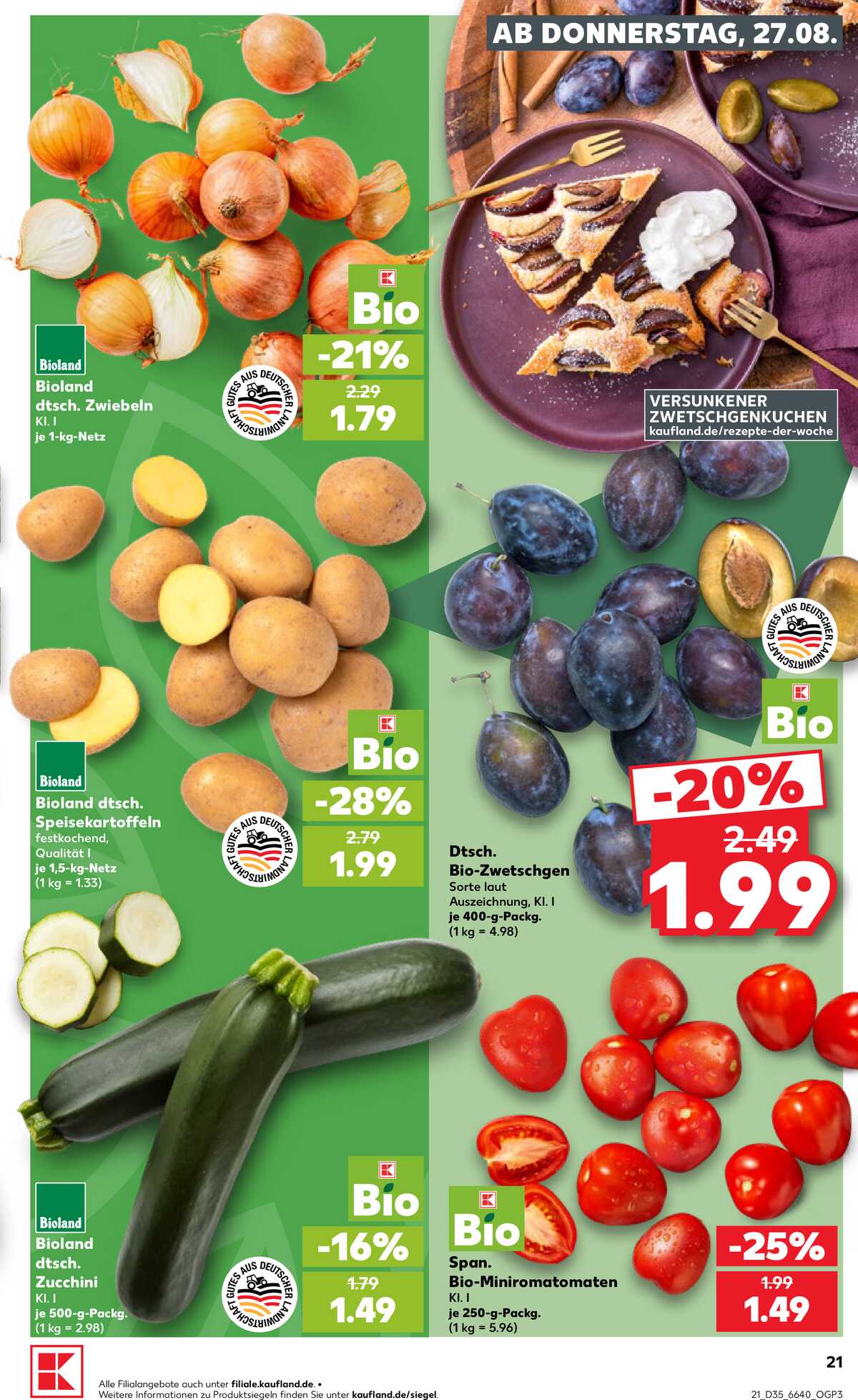 Leták Kaufland Německo 27.8.-2.9.2026 strana 21
