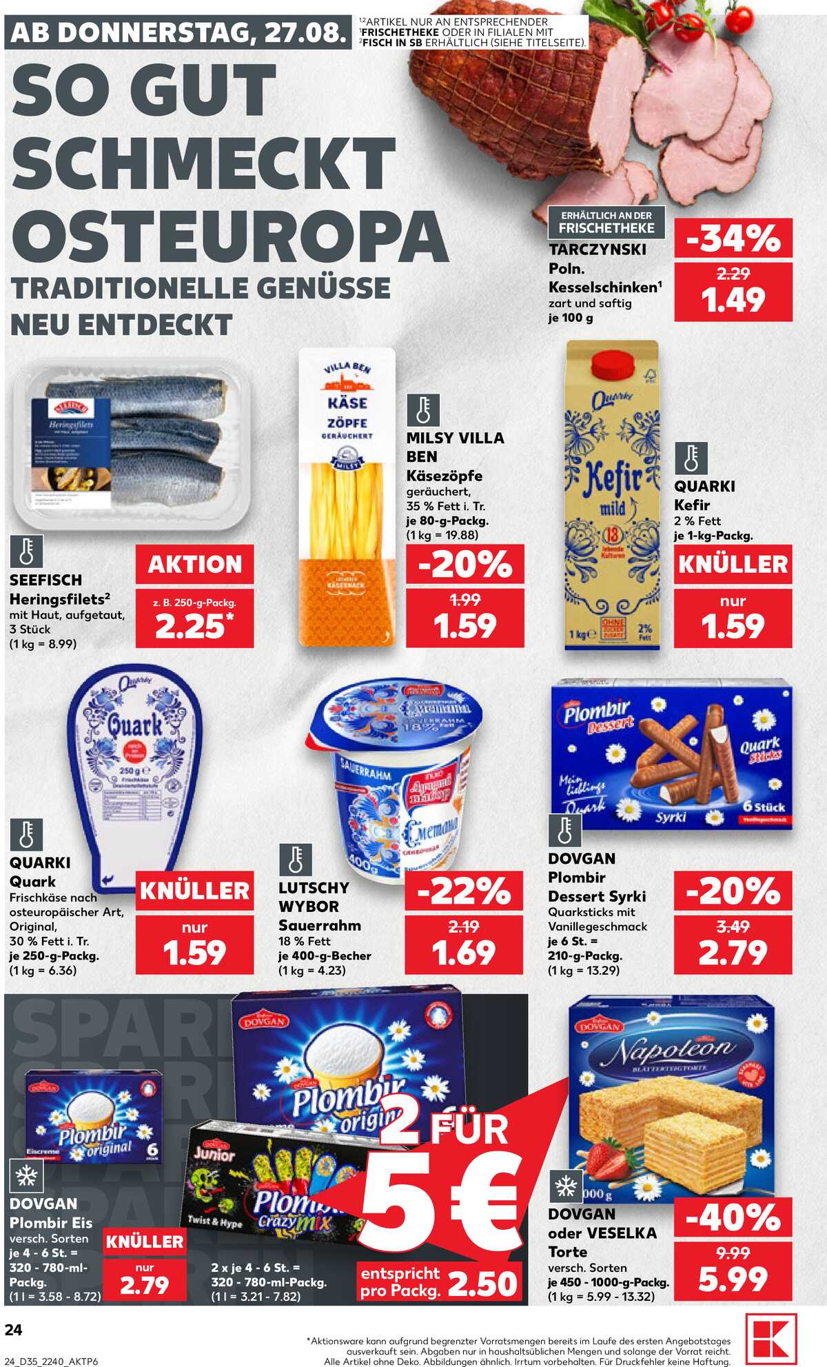 Leták Kaufland Německo 27.8.-2.9.2026 strana 24