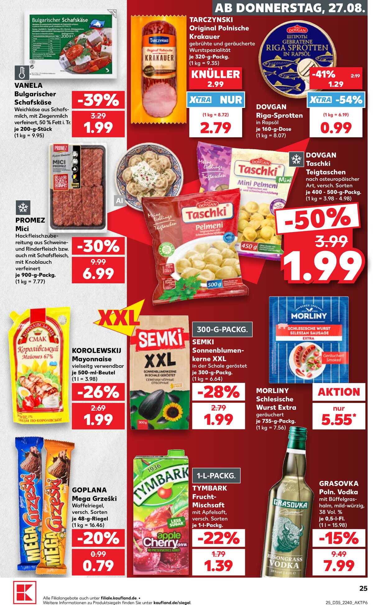 Leták Kaufland Německo 27.8.-2.9.2026 strana 25