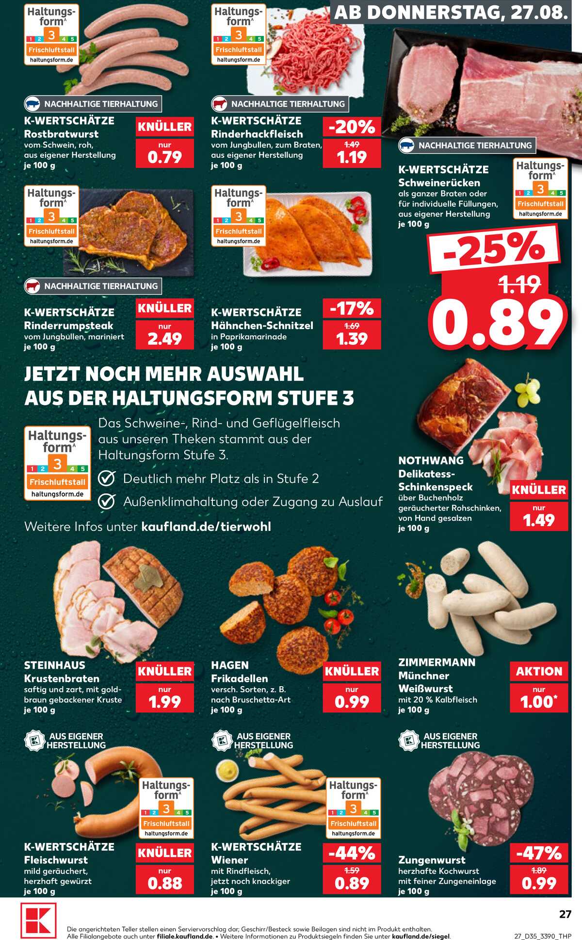 Leták Kaufland Německo 27.8.-2.9.2026 strana 27