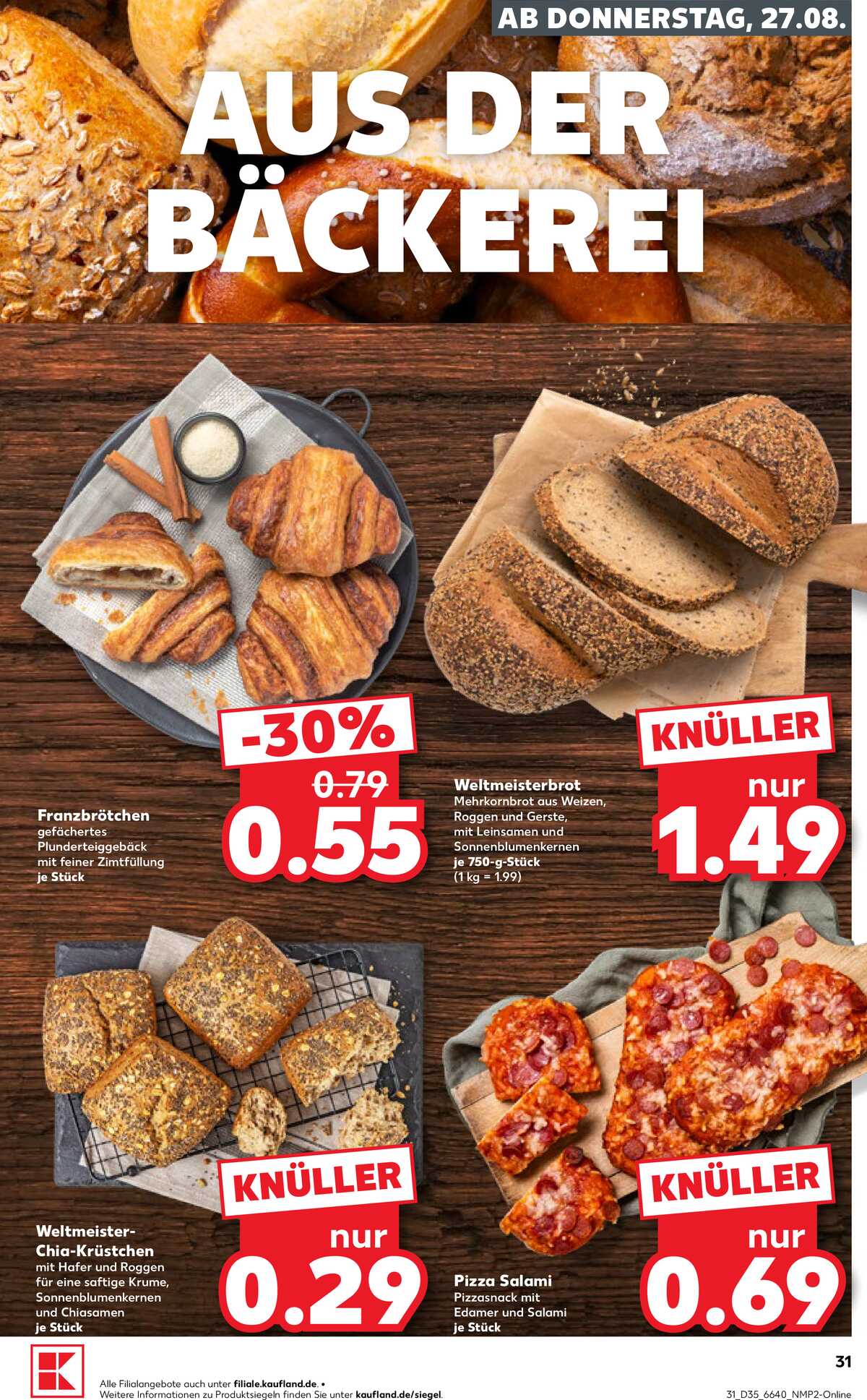 Leták Kaufland Německo 27.8.-2.9.2026 strana 31