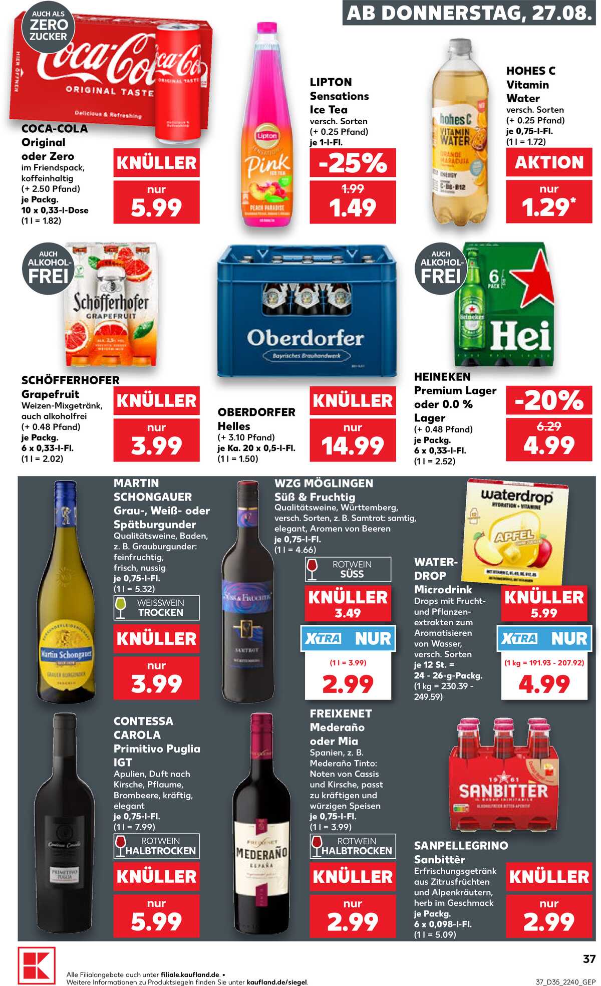 Leták Kaufland Německo 27.8.-2.9.2026 strana 37