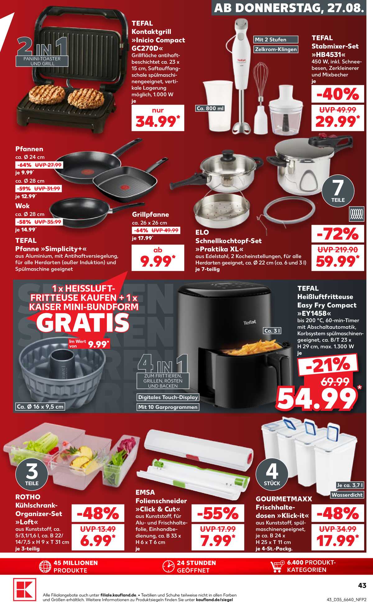 Leták Kaufland Německo 27.8.-2.9.2026 strana 43