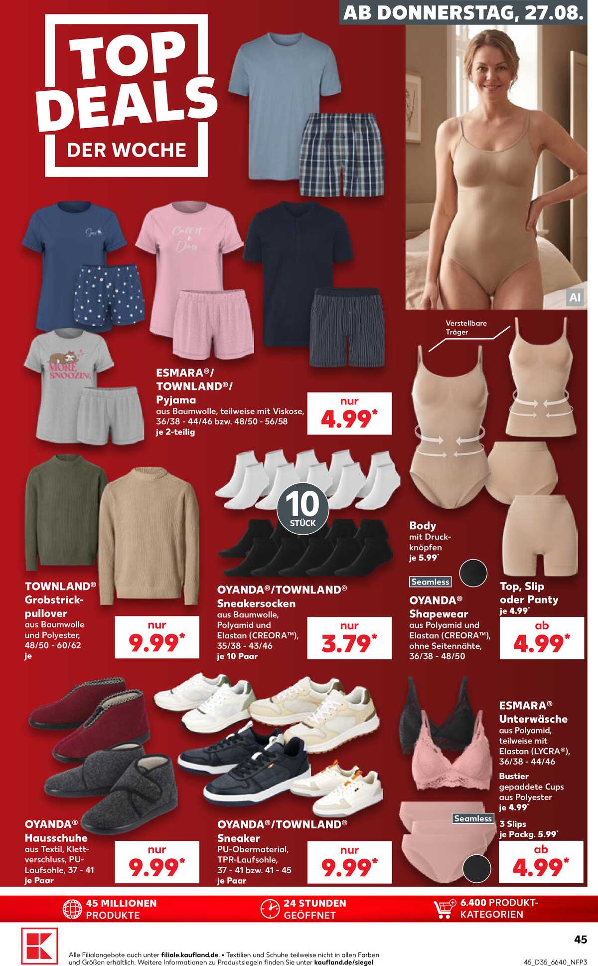 Leták Kaufland Německo 27.8.-2.9.2026 strana 45