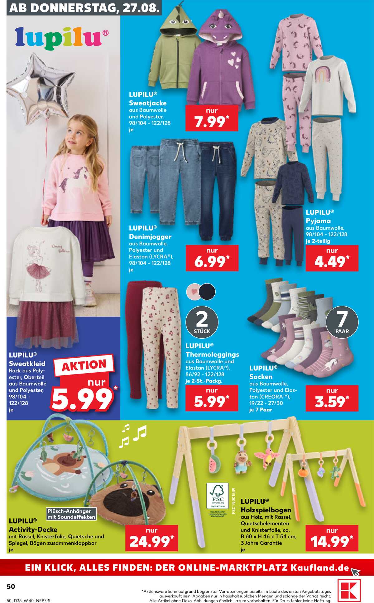 Leták Kaufland Německo 27.8.-2.9.2026 strana 50