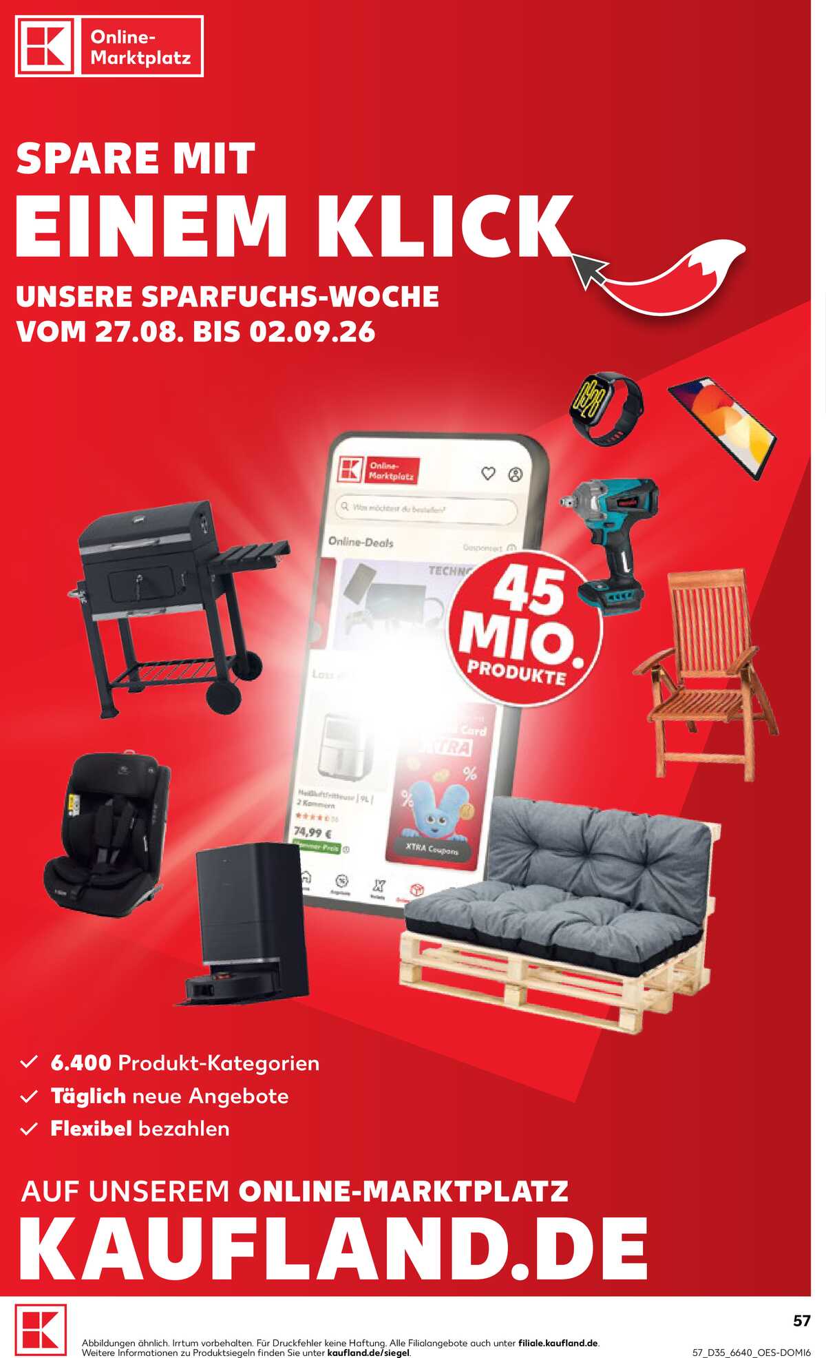 Leták Kaufland Německo 27.8.-2.9.2026 strana 57