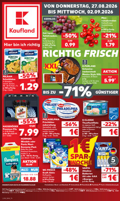 Leták Kaufland Německo 27.8.-2.9.2026