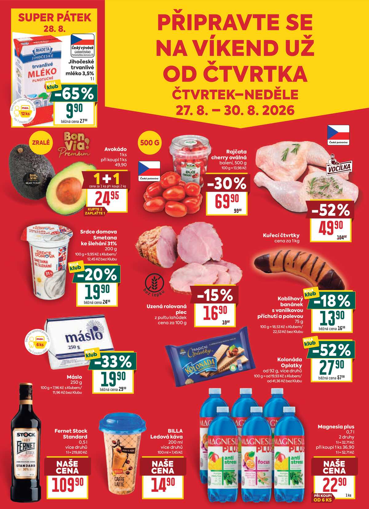 BILLA malý leták od 26.8. do 1.9.2026 strana 7