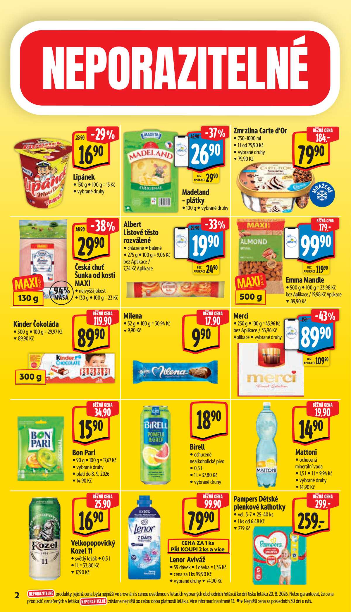 Albert Supermarket od 26.8. do 1.9.2026 strana 2