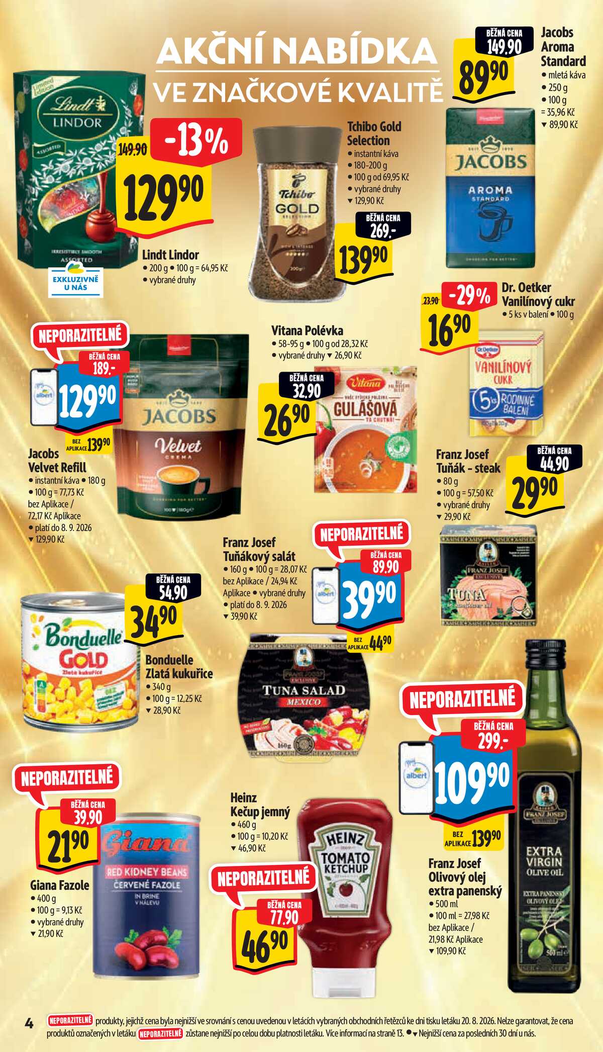 Albert Supermarket od 26.8. do 1.9.2026 strana 4