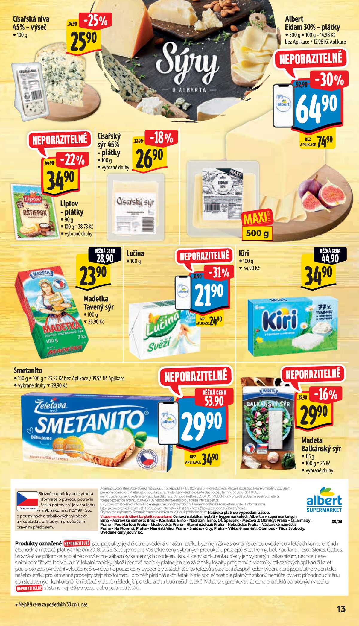 Albert Supermarket od 26.8. do 1.9.2026 strana 19