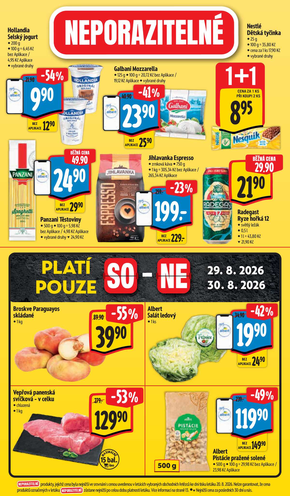 Albert Supermarket od 26.8. do 1.9.2026 strana 42