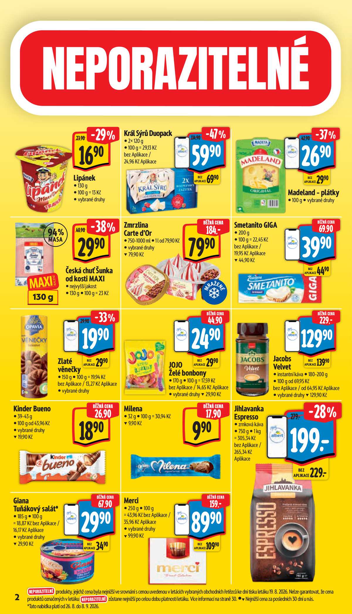 Albert  Hypermarket od 26.8. do 1.9.2026 strana 2