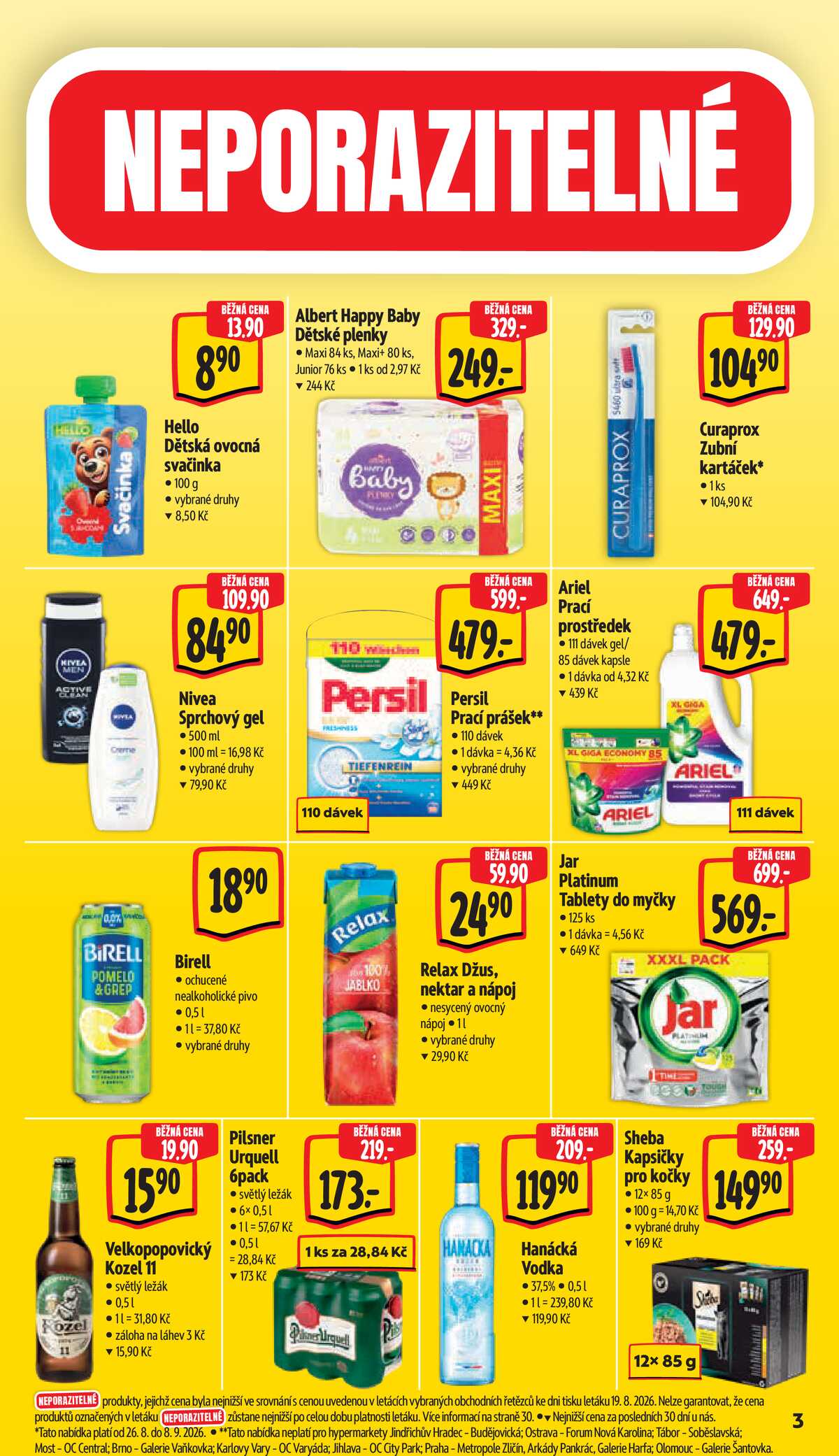 Albert  Hypermarket od 26.8. do 1.9.2026 strana 3