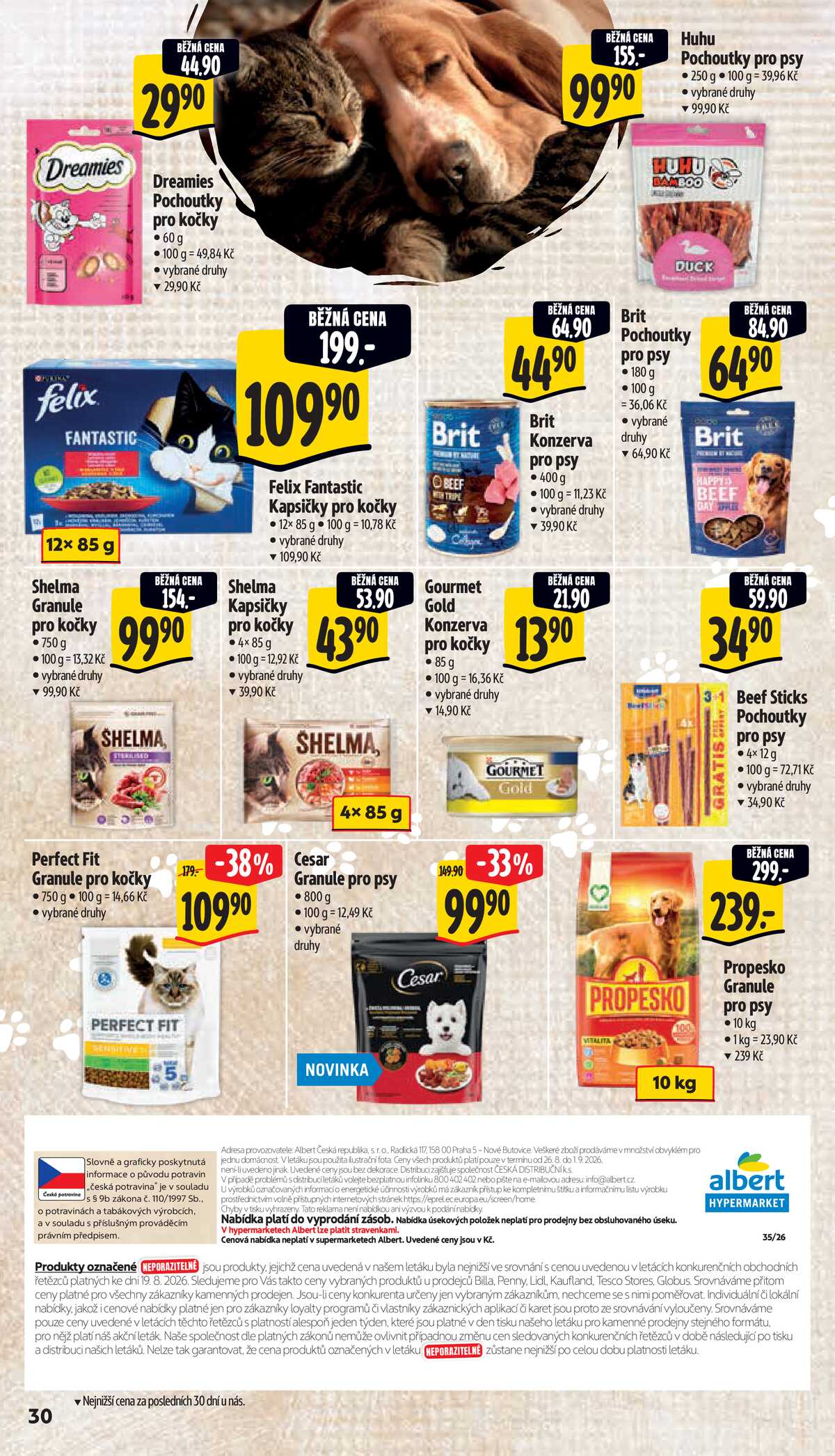 Albert  Hypermarket od 26.8. do 1.9.2026 strana 34