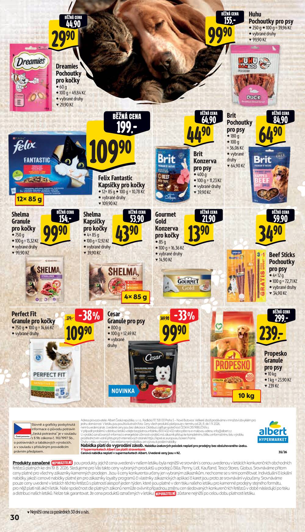 Albert  Hypermarket od 26.8. do 1.9.2026