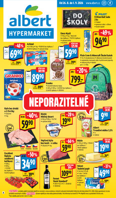 Albert  Hypermarket od 26.8. do 1.9.2026