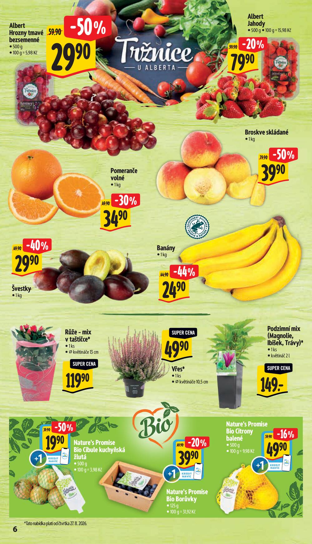 Leták Albert - Albert Hypermarket Jihomoravský od 26.8. do 1.9.2026 - strana 14 Leták Albert - Albert Hypermarket Jihomoravský od 26.8. do 1.9.2026 - strana 14