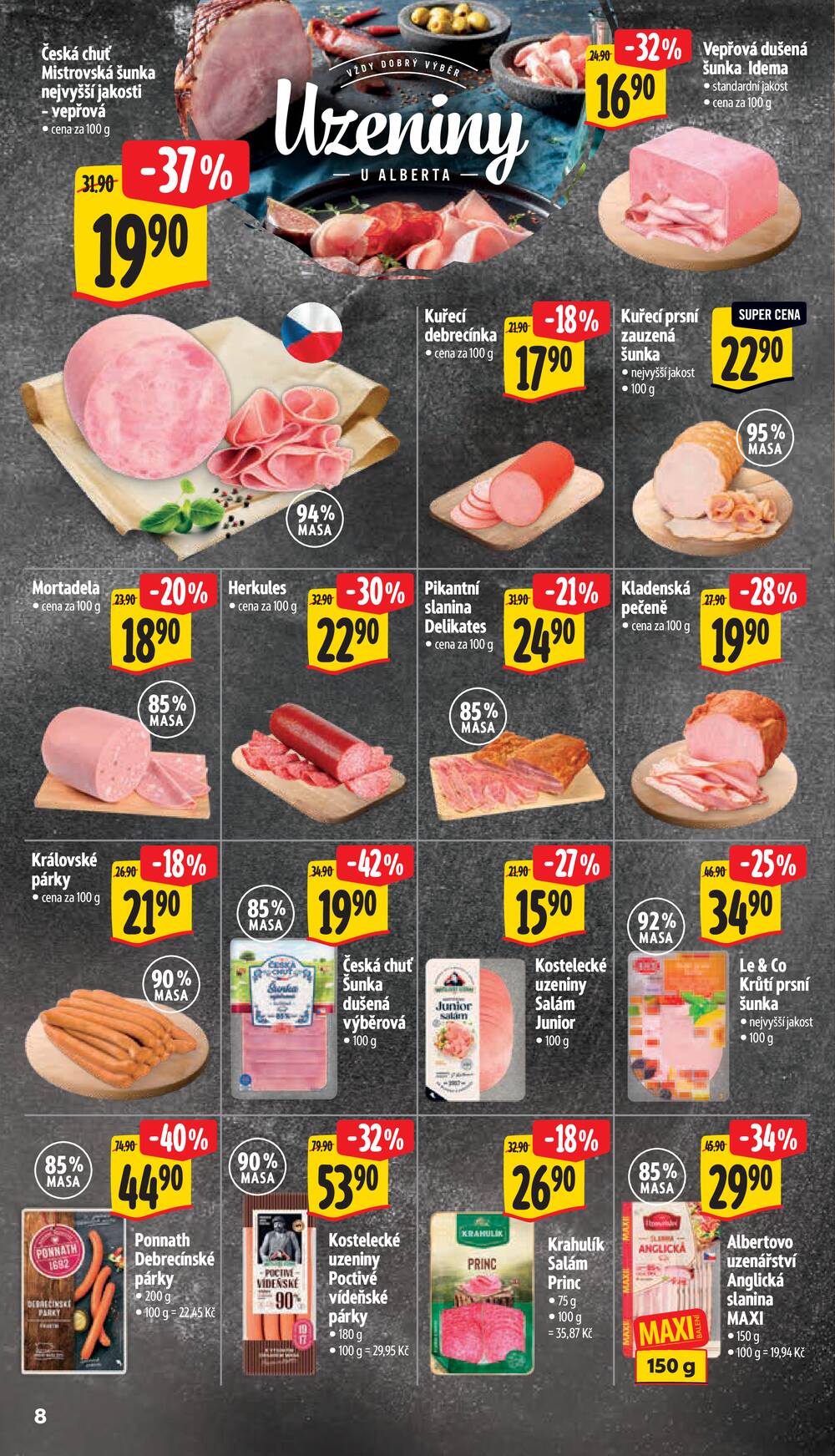 Leták Albert - Albert Hypermarket Jihomoravský od 26.8. do 1.9.2026 - strana 18 Leták Albert - Albert Hypermarket Jihomoravský od 26.8. do 1.9.2026 - strana 18