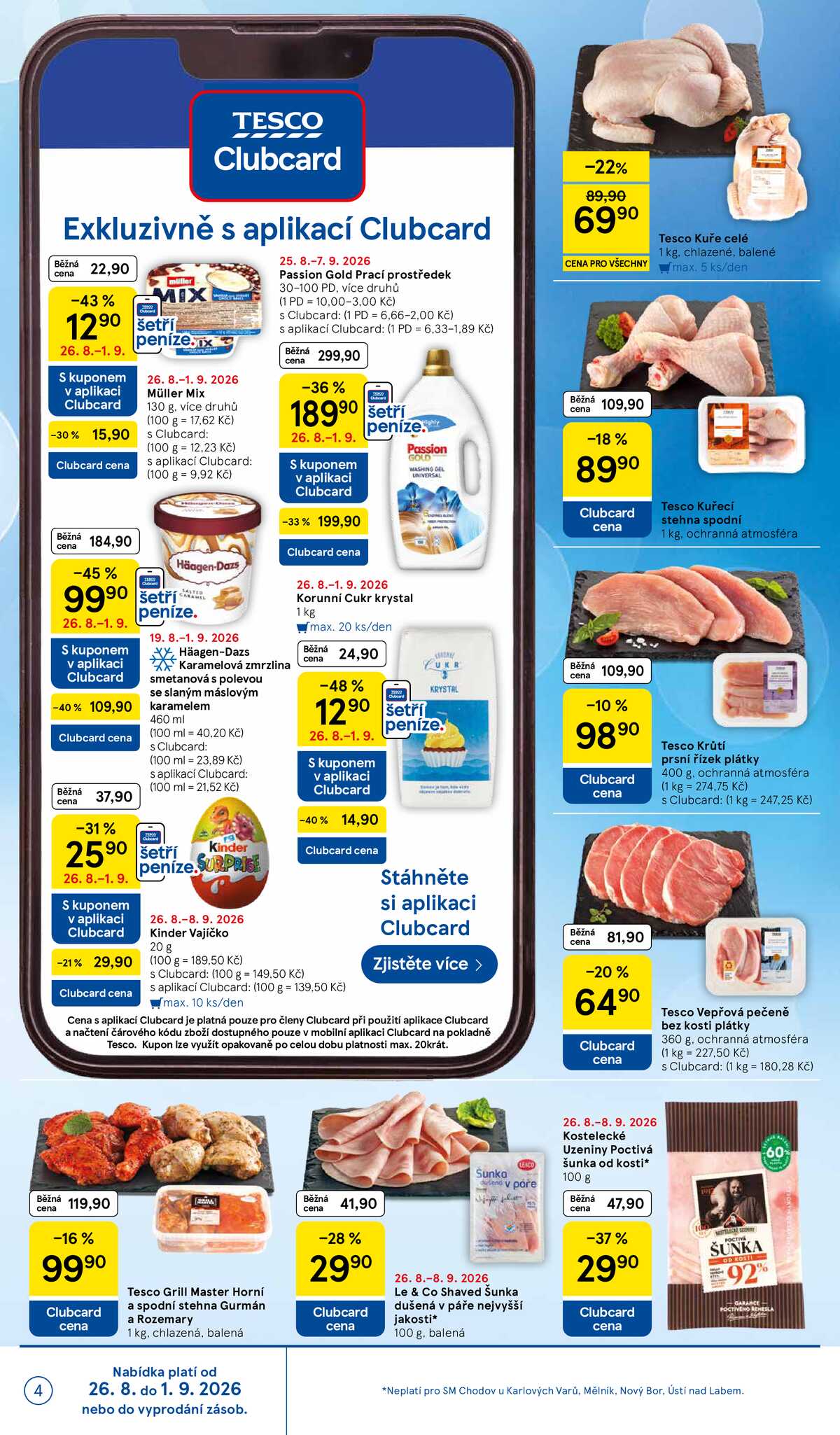 Tesco supermarkety od 26.8. do 1.9.2026 strana 4