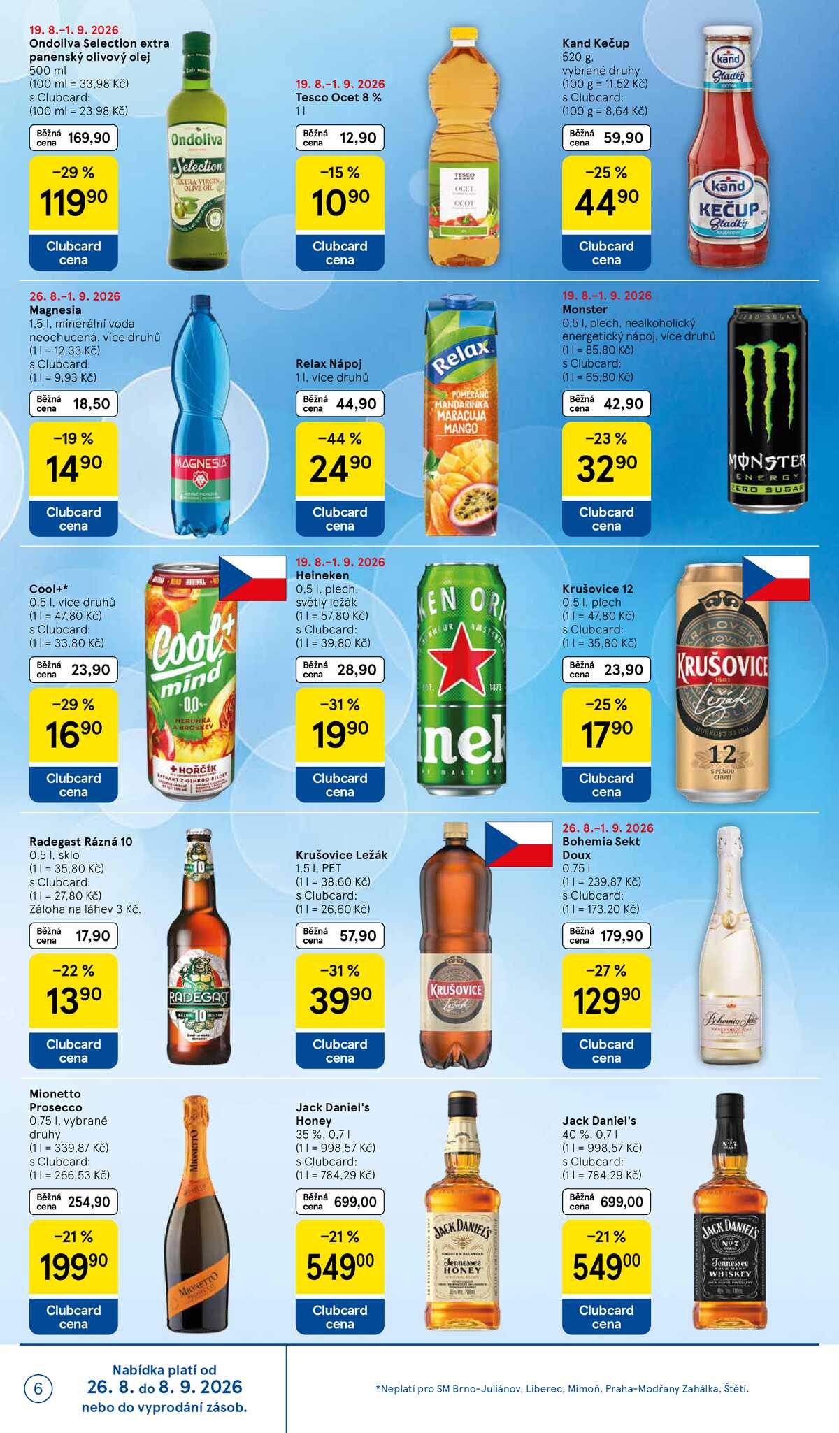 Tesco supermarkety od 26.8. do 1.9.2026 strana 6