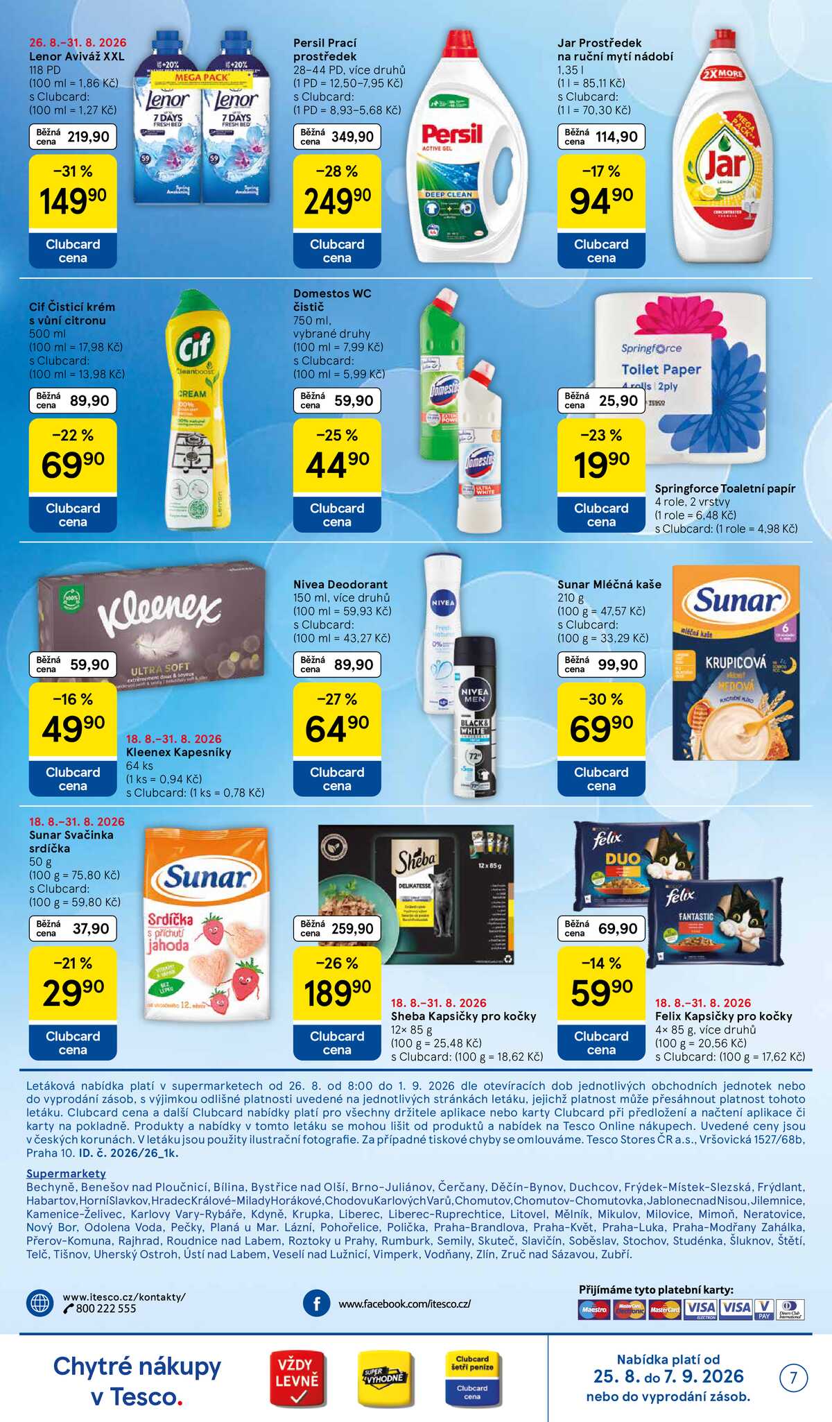 Tesco supermarkety od 26.8. do 1.9.2026 strana 7