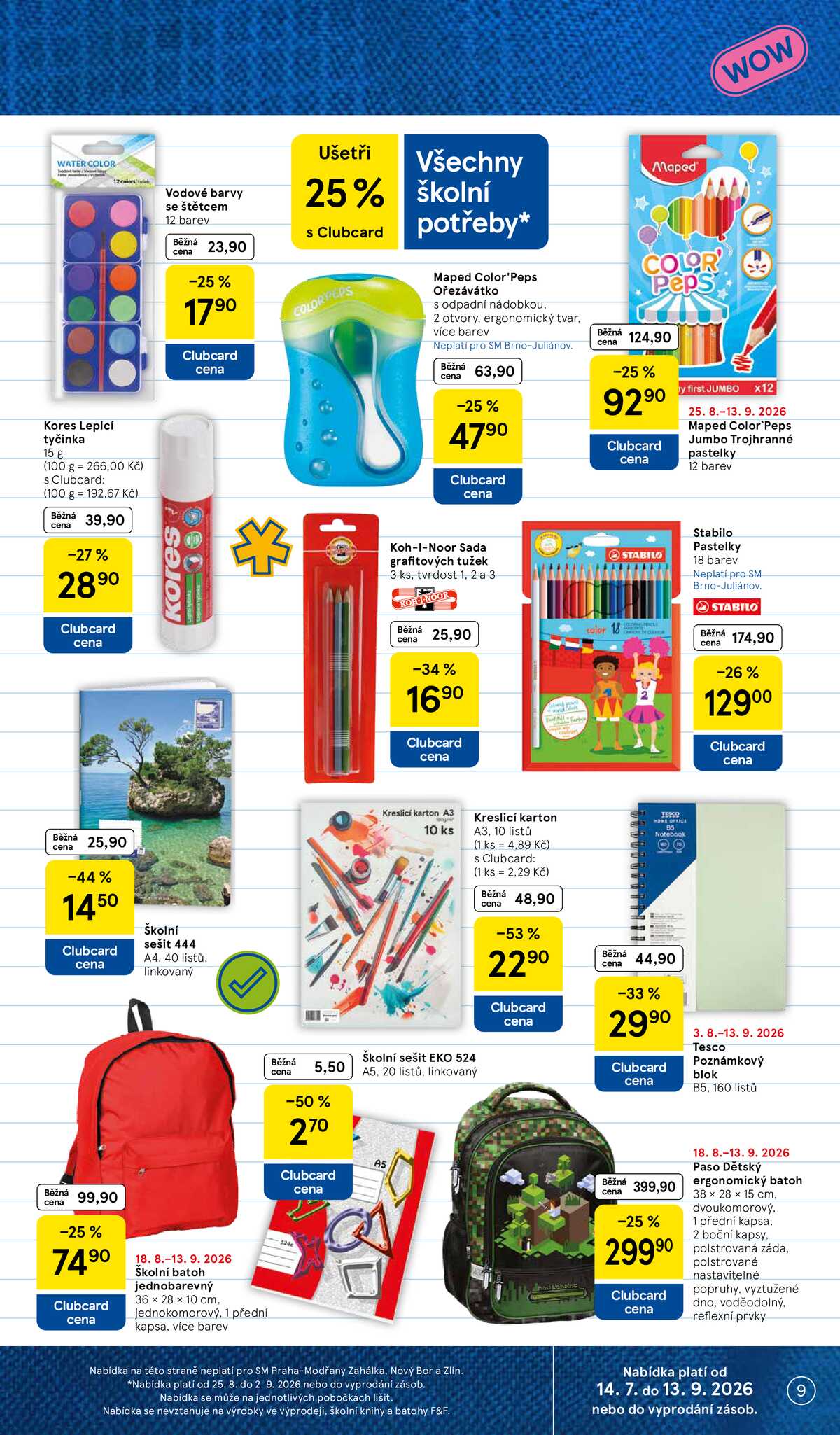 Tesco supermarkety od 26.8. do 1.9.2026 strana 9