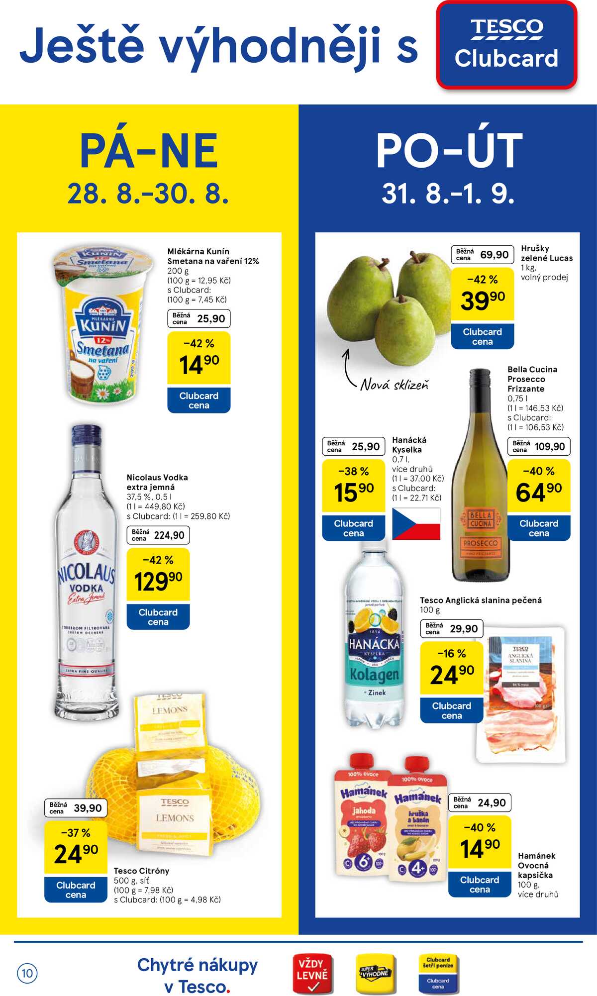 Tesco supermarkety od 26.8. do 1.9.2026 strana 10