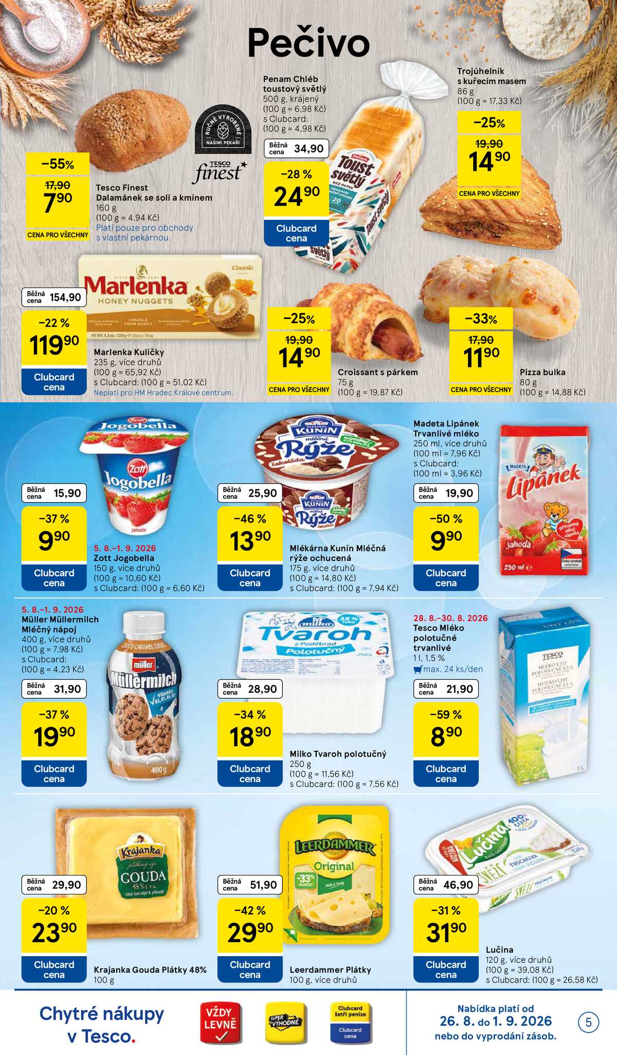 Tesco hypermarkety od 26.8. do 1.9.2026 strana 5