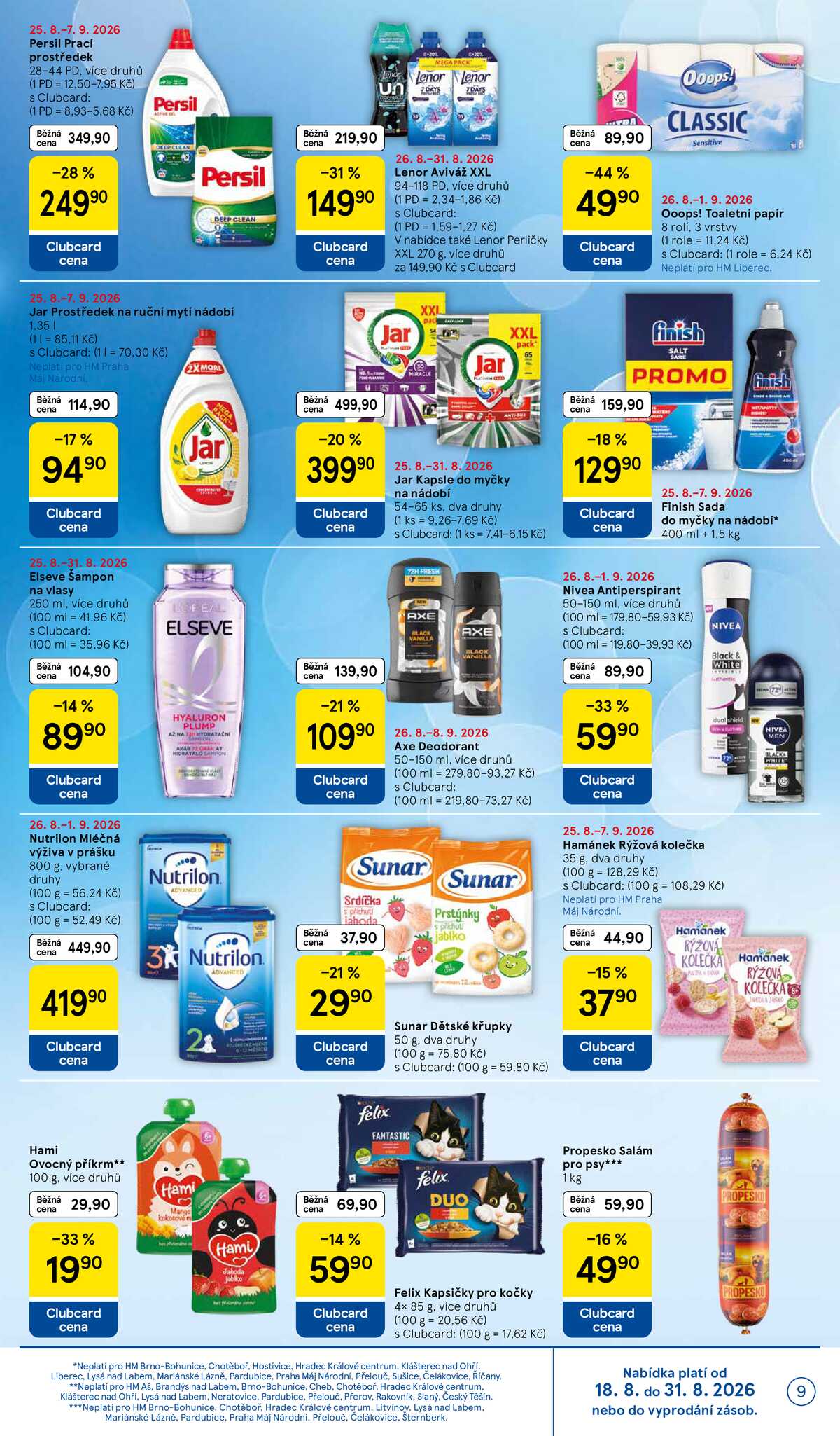 Tesco hypermarkety od 26.8. do 1.9.2026 strana 9