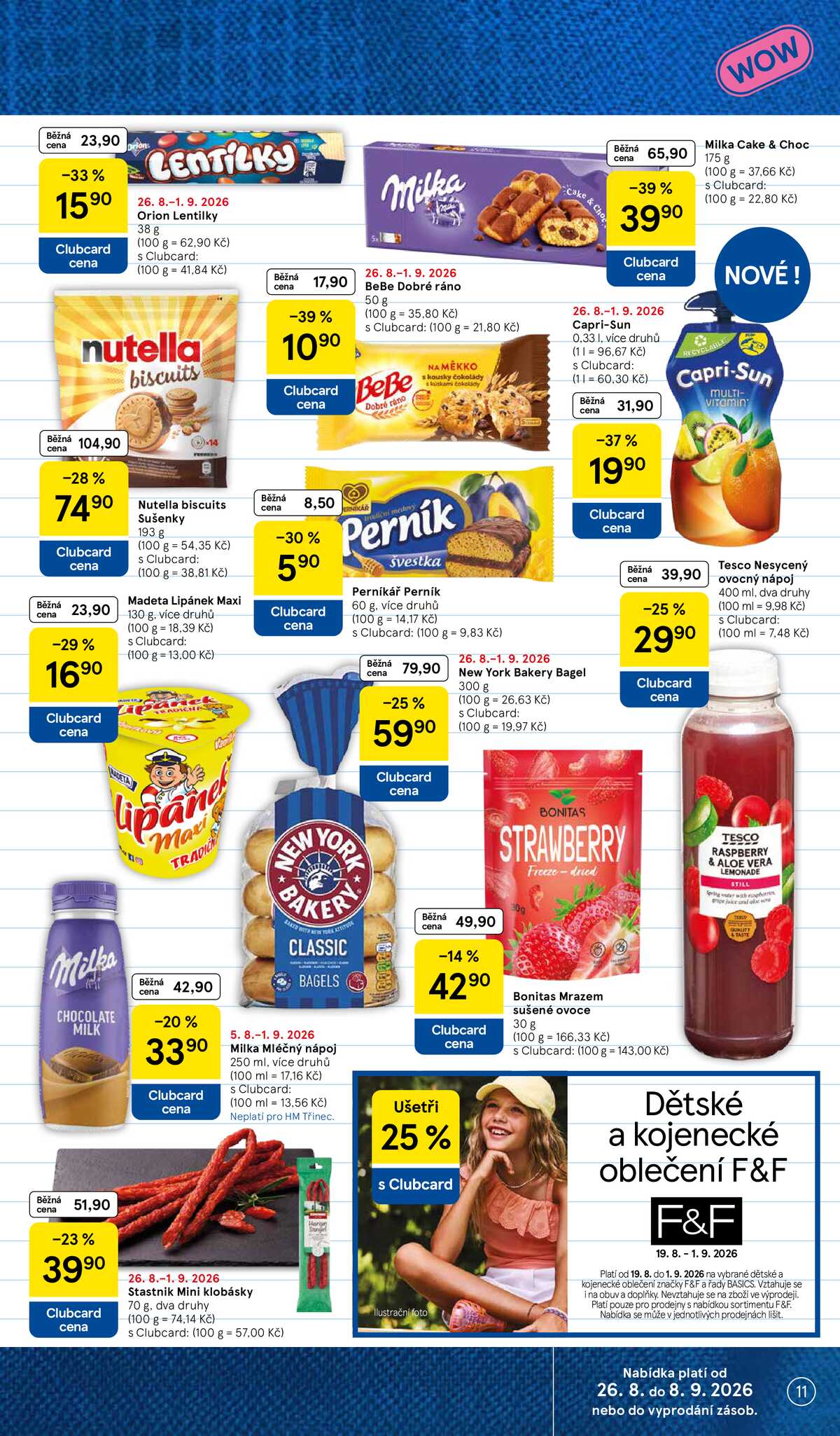 Tesco hypermarkety od 26.8. do 1.9.2026 strana 11