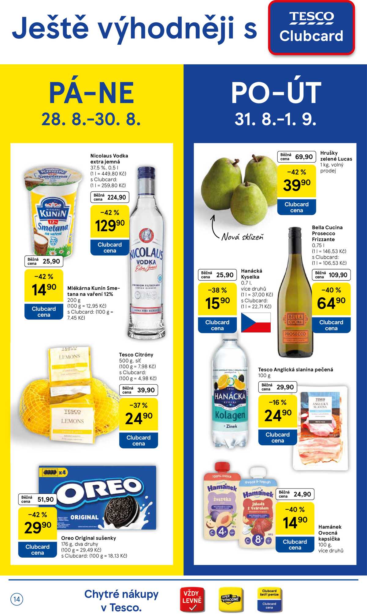 Tesco hypermarkety od 26.8. do 1.9.2026 strana 14