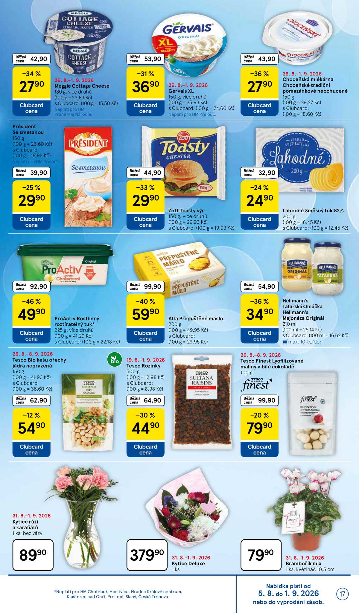 Tesco hypermarkety od 26.8. do 1.9.2026 strana 17