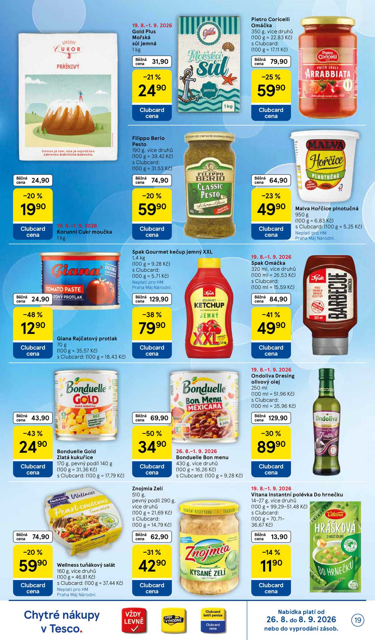 Tesco hypermarkety od 26.8. do 1.9.2026 strana 19