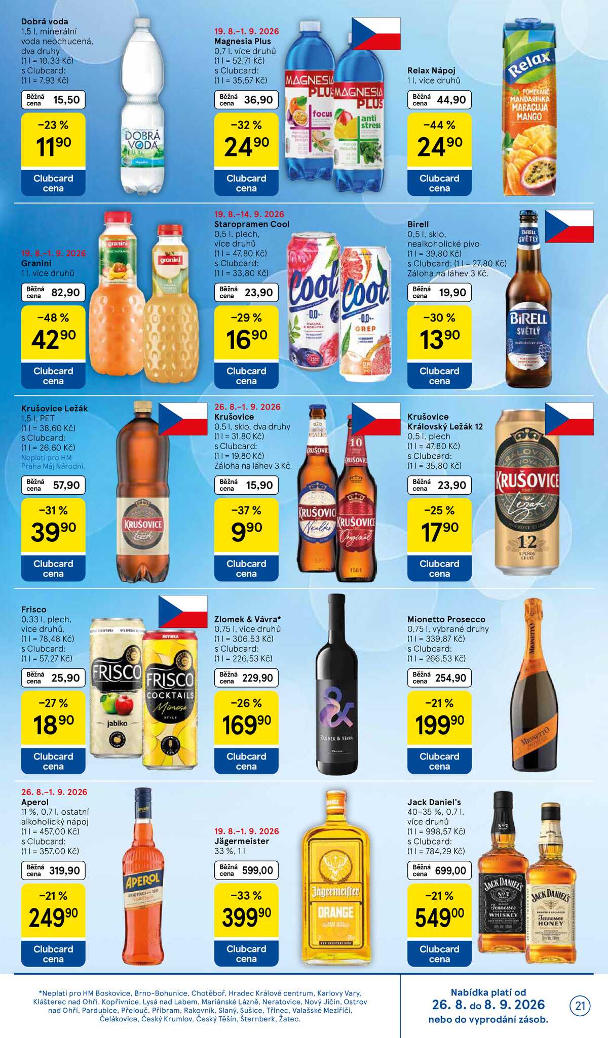 Tesco hypermarkety od 26.8. do 1.9.2026 strana 21