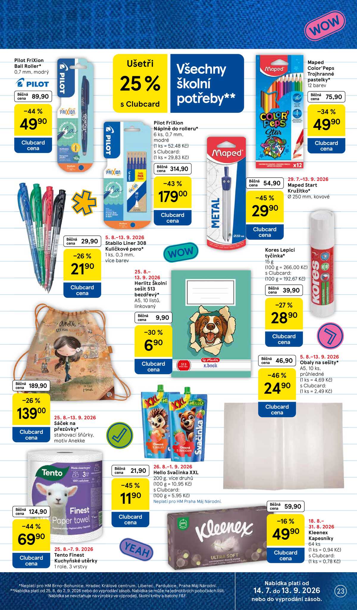 Tesco hypermarkety od 26.8. do 1.9.2026 strana 23