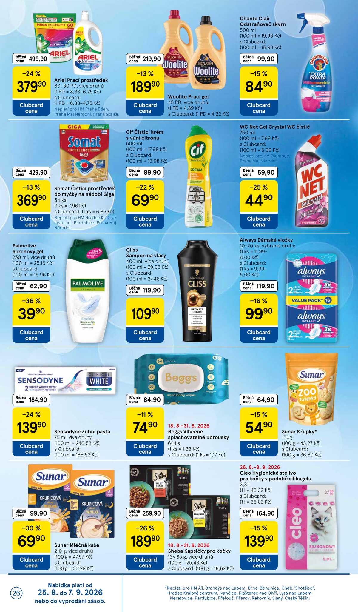 Tesco hypermarkety od 26.8. do 1.9.2026 strana 26
