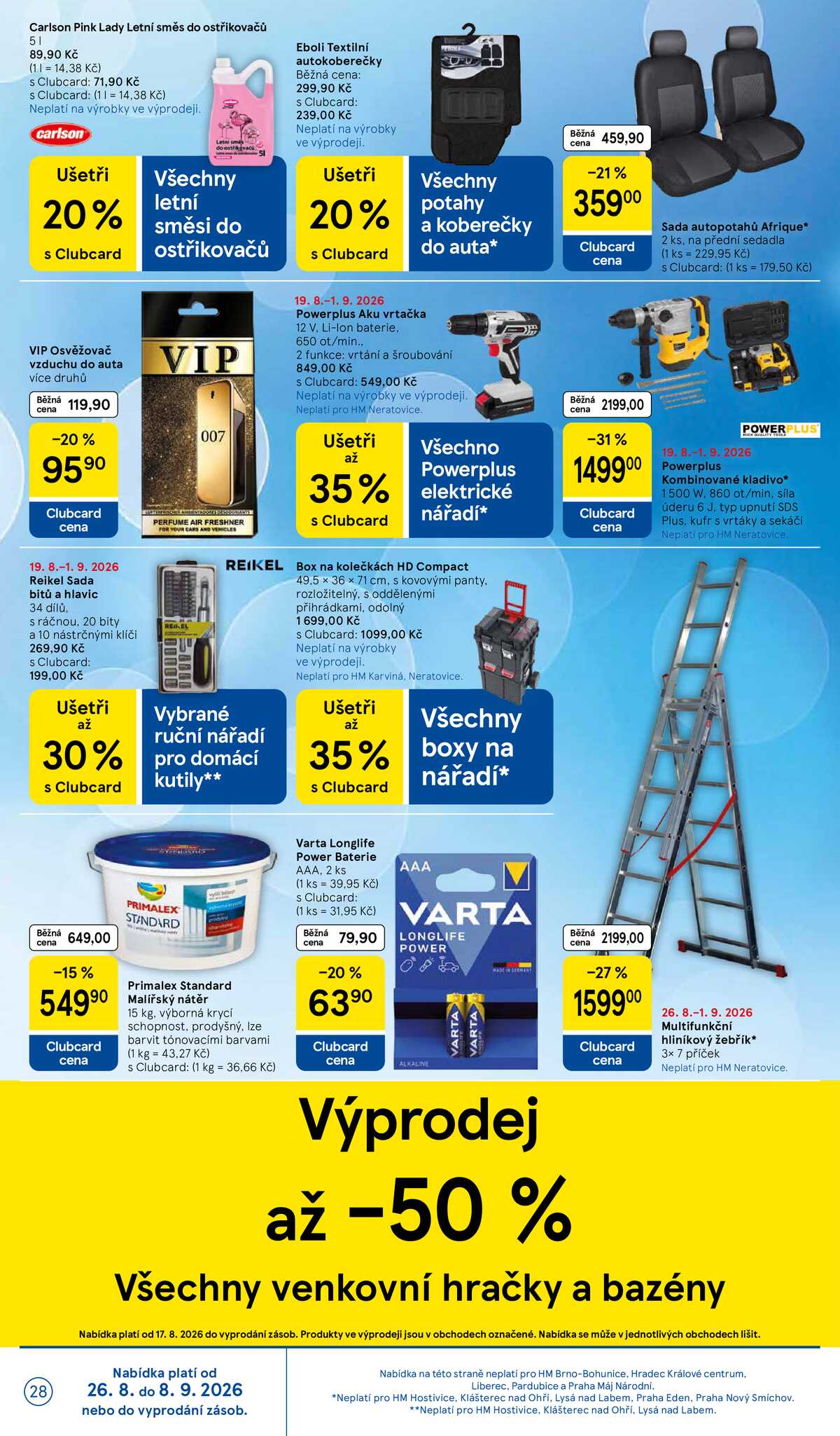 Tesco hypermarkety od 26.8. do 1.9.2026 strana 28