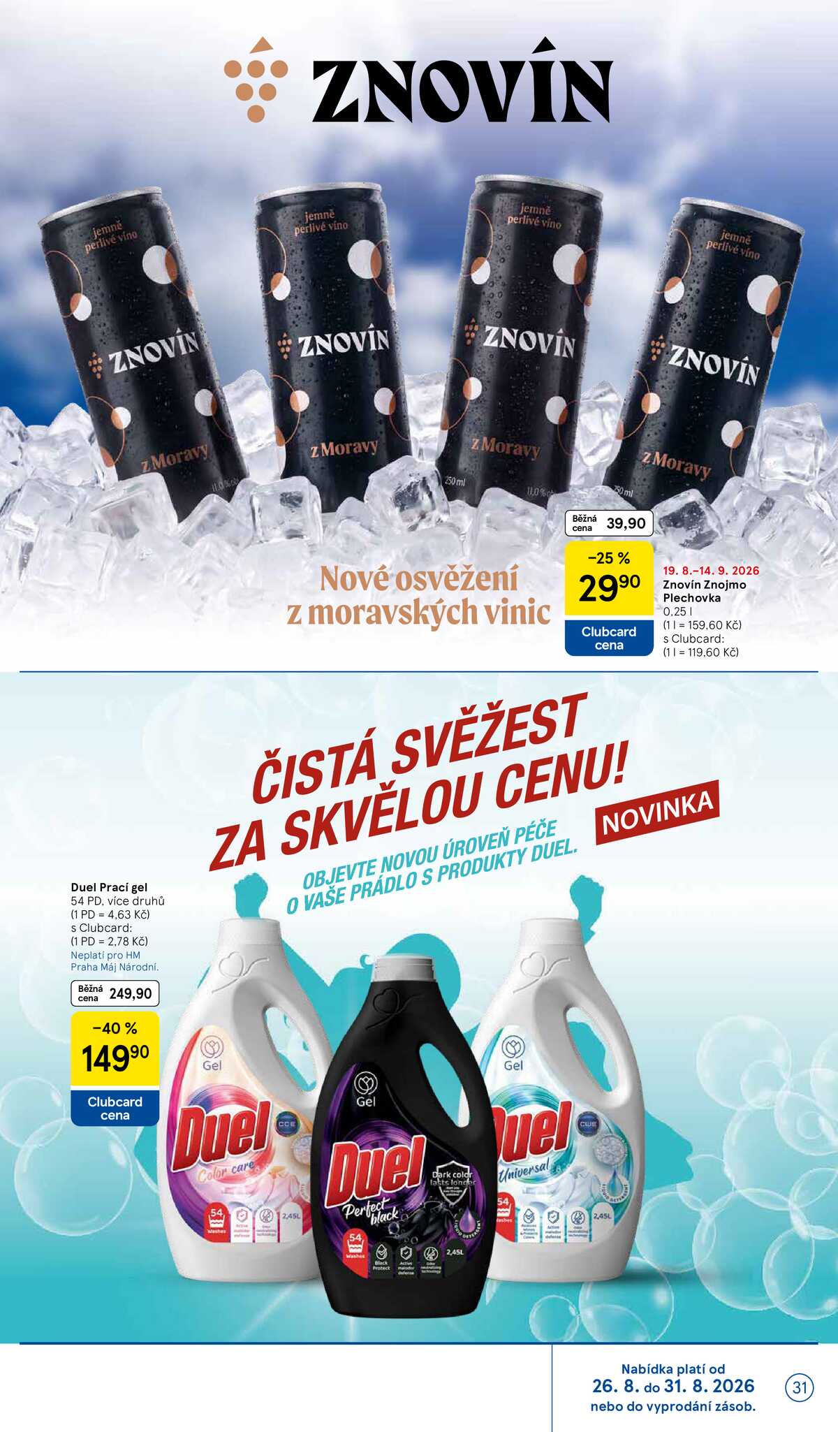 Tesco hypermarkety od 26.8. do 1.9.2026 strana 31