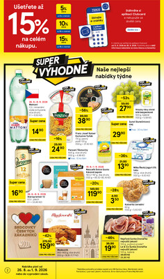 Tesco hypermarkety od 26.8. do 1.9.2026