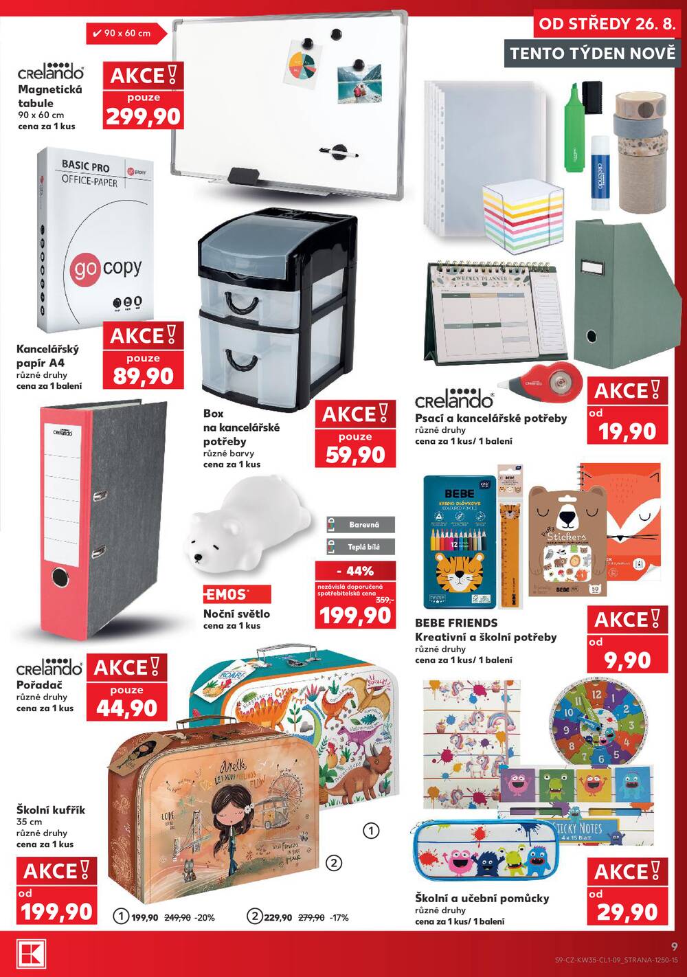 Kaufland - Spotřební zboží -  26.8.-1.9.2026