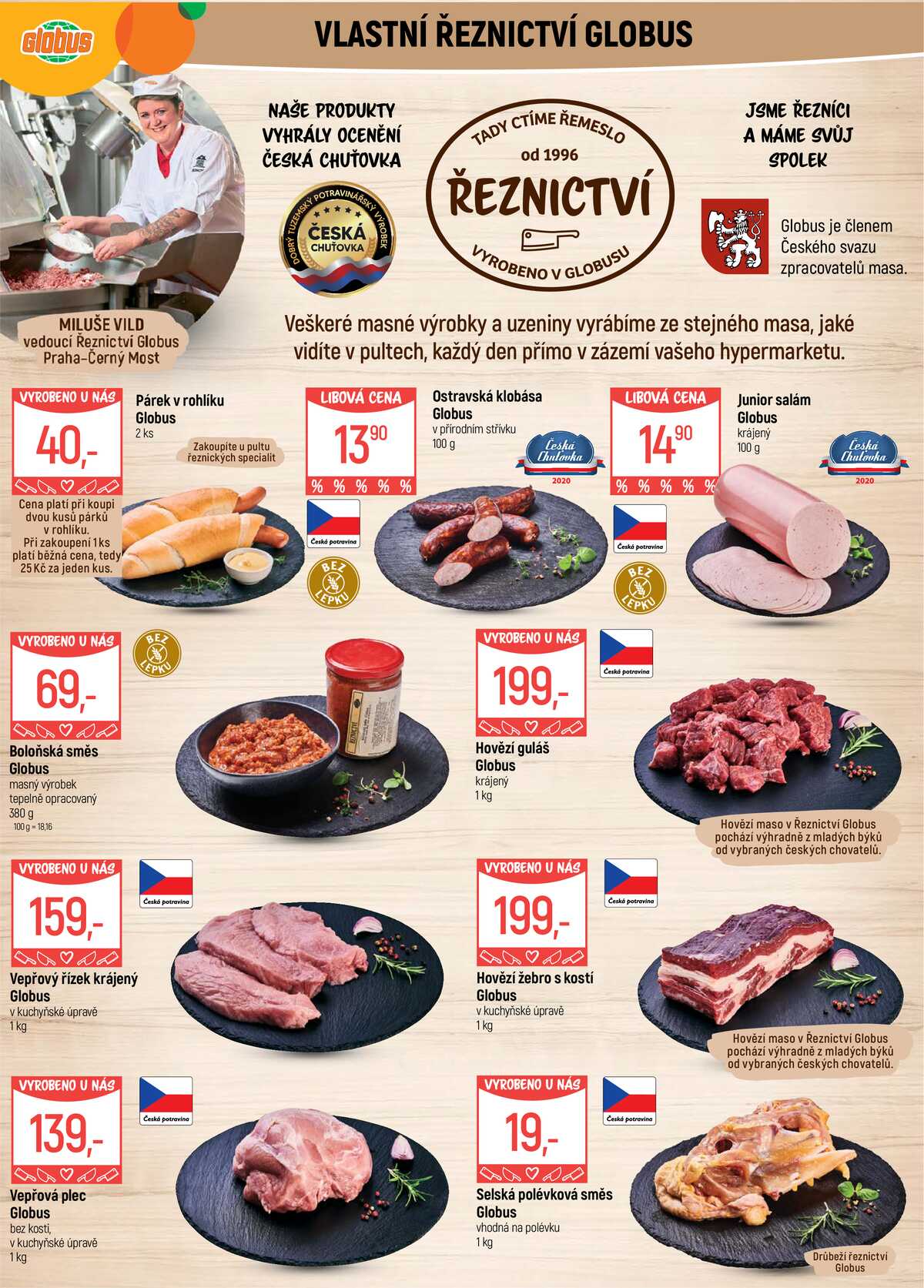 Akční leták Globus 26.8. - 1.9.2026 - Globus Praha - Centrum Černý Most strana 5