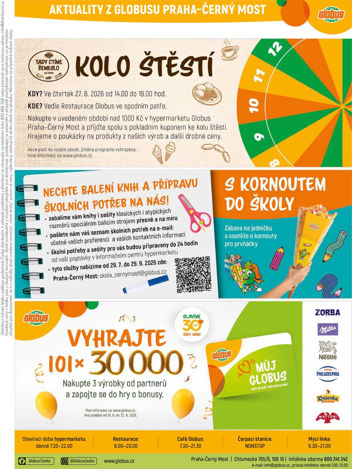 Akční leták Globus 26.8. - 1.9.2026 - Globus Praha - Centrum Černý Most strana 43