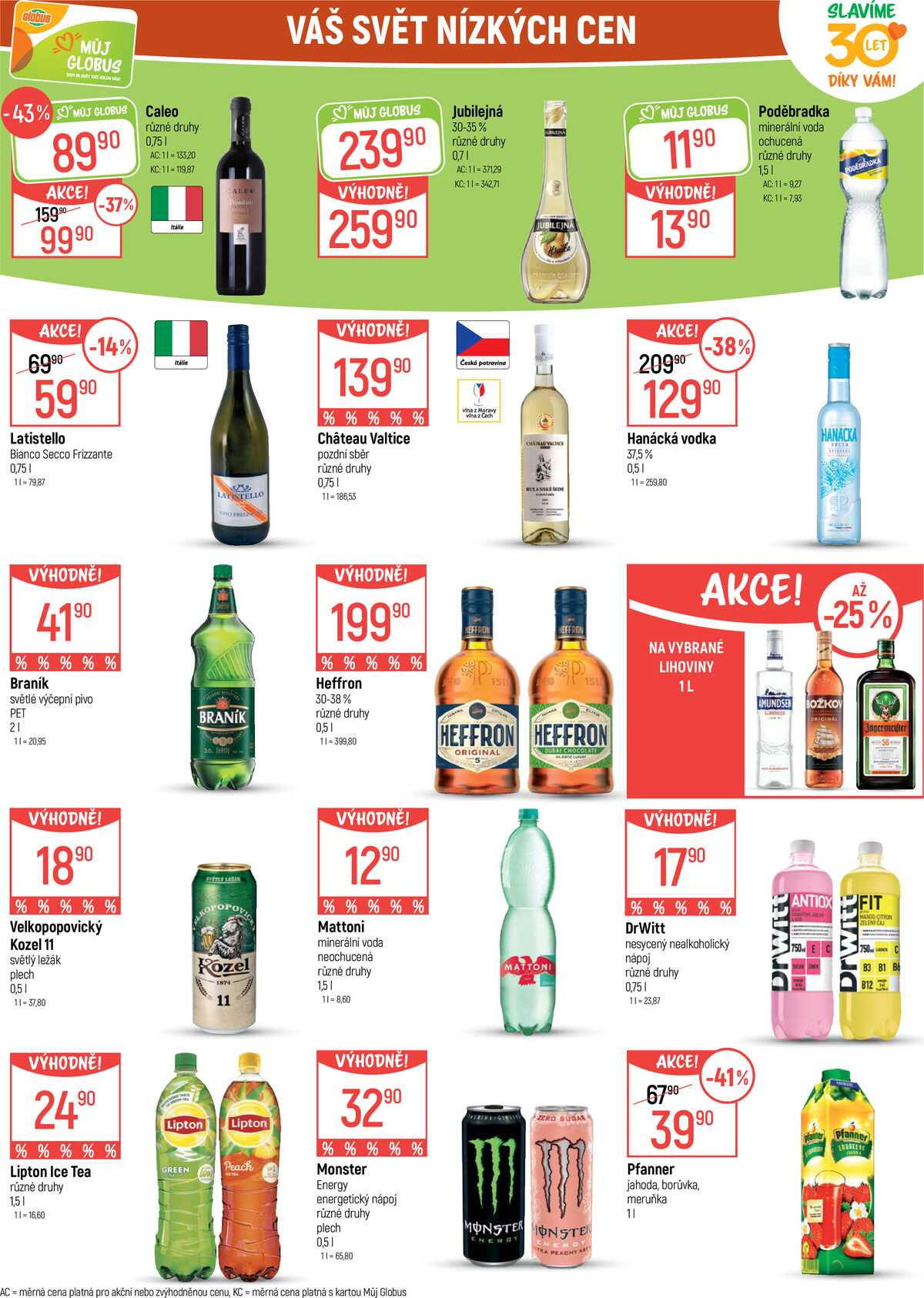 Akční leták Globus 26.8. - 1.9.2026 - Globus Praha - Čakovice strana 33