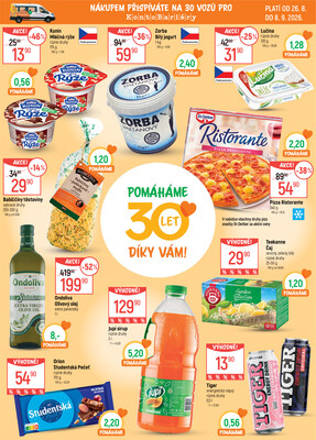 Akční leták Globus 26.8. - 8.9.2026 - Globus České Budějovice