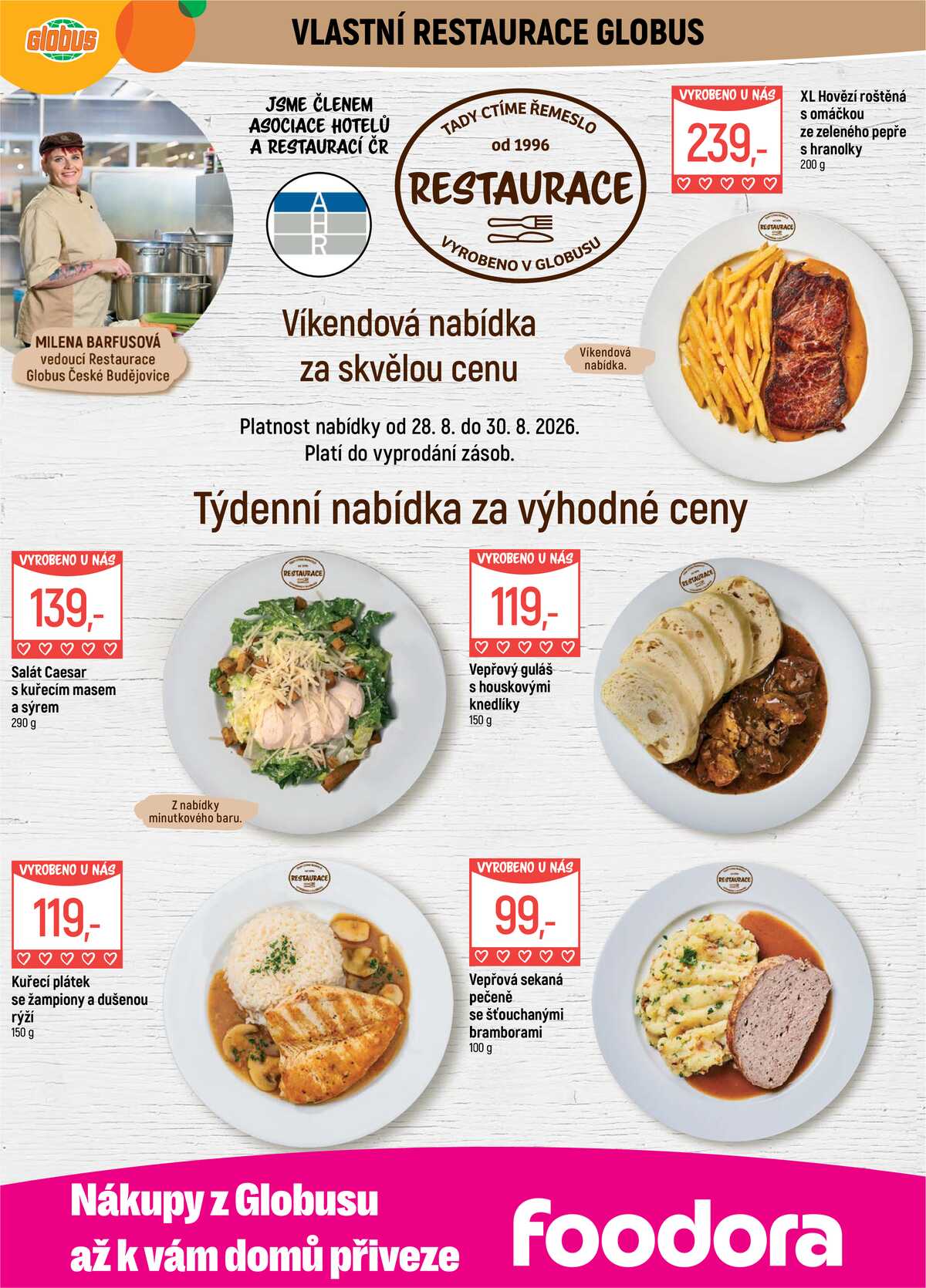 Akční leták Globus 26.8. - 1.9.2026 - Globus České Budějovice strana 7