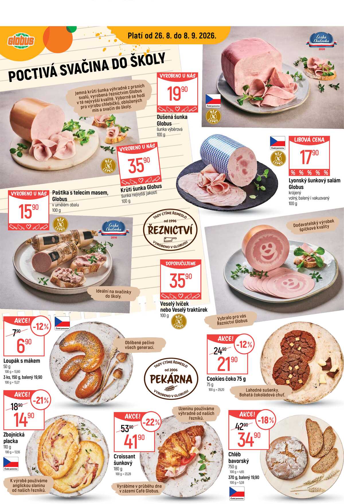 Akční leták Globus 26.8. - 8.9.2026 - Globus Havířov strana 3