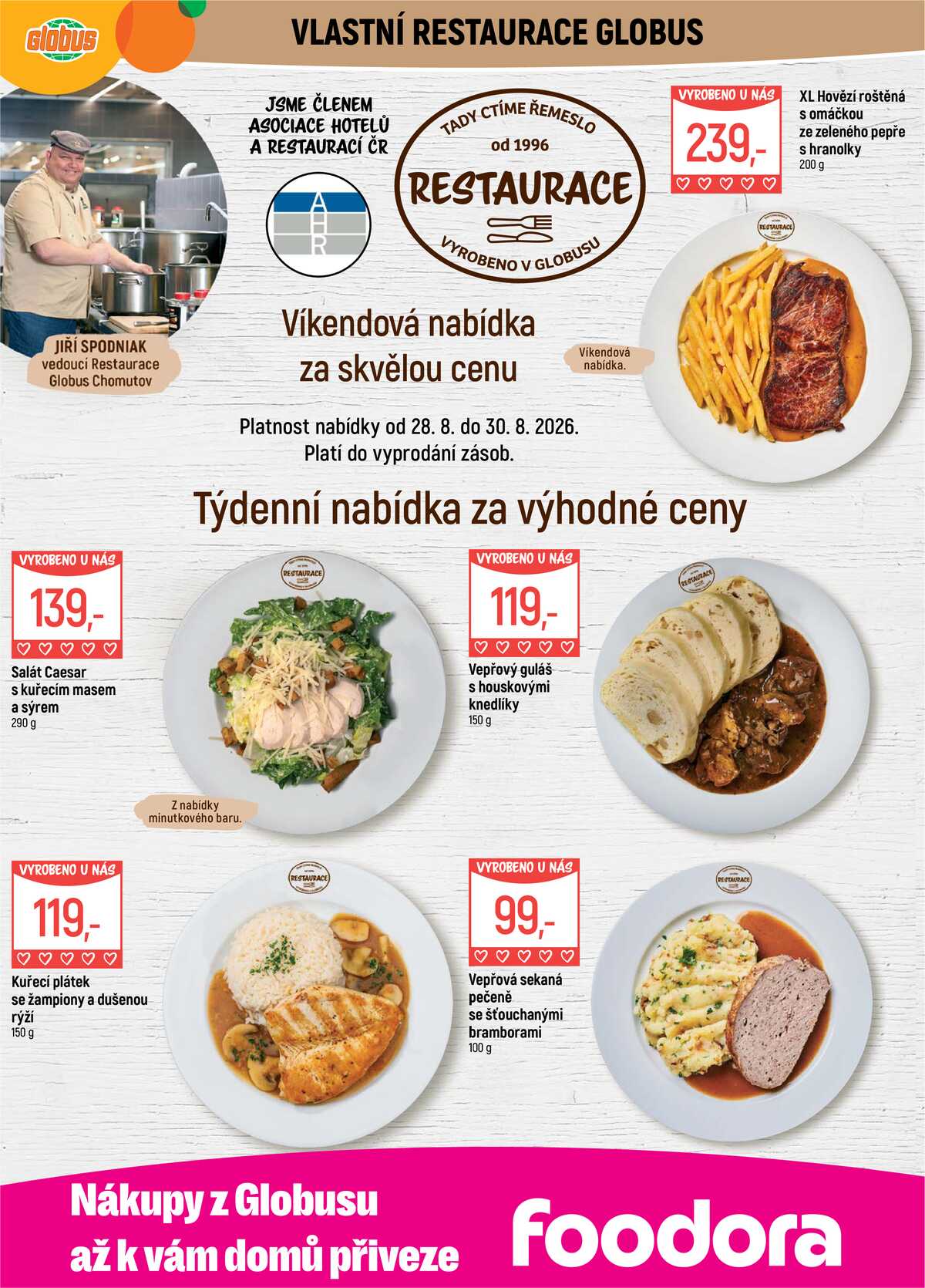 Akční leták Globus 26.8. - 1.9.2026 - Globus Chomutov strana 7